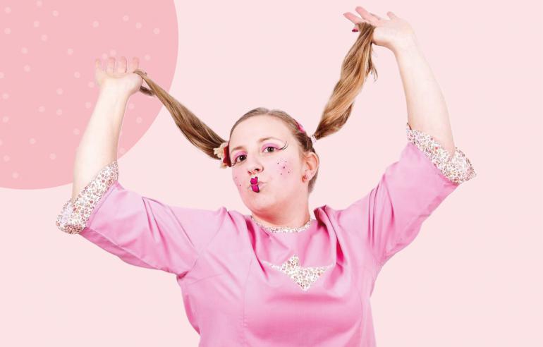 Animação infantil com a Tininha