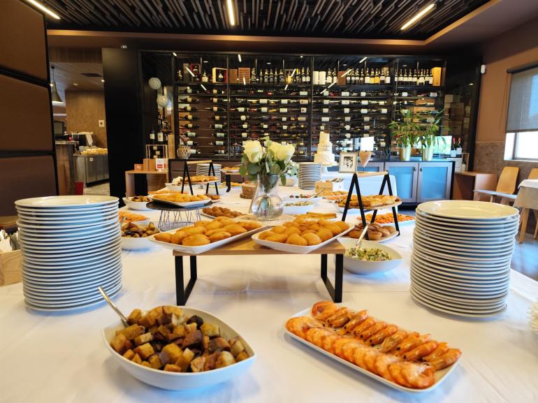 Evento na sala de cima